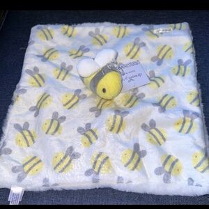 Dream Gro Bumblebee Baby Security Blanket Buddy Blankie Plush Lovey New